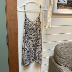 Black and white Free People mini dress